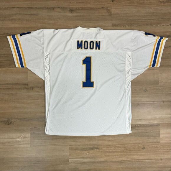 Mitchell & Ness Size 4X NFL Throwback Warren Moon #1 Jersey 1994 - Picture 1 of 9